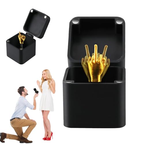 Überraschungsfinger in einer Box, Fingerüberraschungs-Geschenk-Box, Überraschungs-Finger-Geschenk, Überraschungsfinger in einer Box, Weihnachtsgeschenk, lustiges Streichgeschenk, von WEILONGB