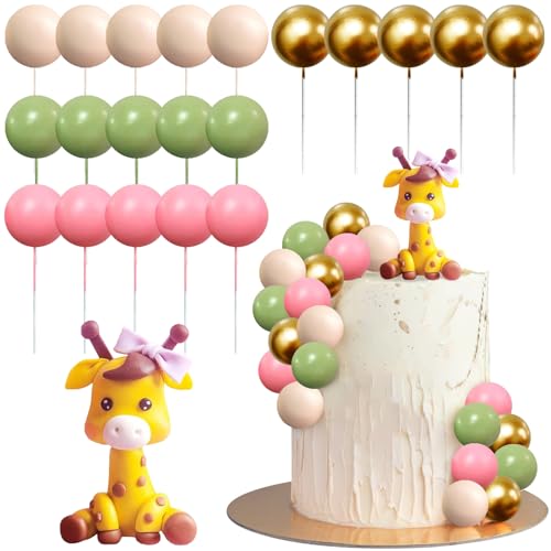 Tortendeko Tiere, 21 Stück Kuchendeko Tiere Giraffe Tortendeko Kugeln, Tortendeko Waldtiere Kuchen Deko Dschungel, Giraffe Kuchen Toppers Cake Topper Geburtstag für Babyparty Deko Kinder Geburtstag Tortendeko Tiere, 21 Stück Kuchendeko Tiere Giraffe Tortendeko Kugeln, Tortendeko Waldtiere Kuchen Deko Dschungel, Giraffe Kuchen Toppers Cake Topper Geburtstag für Babyparty Deko Kinder Geburtstag von WEINIBAO