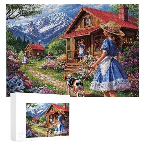 Bauernmädchen - Puzzles für Erwachsene, Puzzle Erwachsene 300 Teile, Banksy Little Girl Street Artwork Puzzle 40 x 28 cm, Bunte DIY-Puzzles für Heimdekoration, Familienpuzzle Geschenkideen D-526 Bauernmädchen - Puzzles für Erwachsene, Puzzle Erwachsene 300 Teile, Banksy Little Girl Street Artwork Puzzle 40 x 28 cm, Bunte DIY-Puzzles für Heimdekoration, Familienpuzzle Geschenkideen D-526 von WEISHIWE