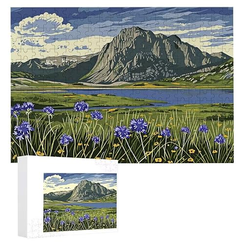 Berglandschaft - Puzzles für Erwachsene, Puzzle Erwachsene 1000 Teile, Banksy Little Girl Street Artwork Puzzle 75 x 50 cm, Bunte DIY-Puzzles für Heimdekoration, Familienpuzzle Geschenkideen D-586 Berglandschaft - Puzzles für Erwachsene, Puzzle Erwachsene 1000 Teile, Banksy Little Girl Street Artwork Puzzle 75 x 50 cm, Bunte DIY-Puzzles für Heimdekoration, Familienpuzzle Geschenkideen D-586 von WEISHIWE