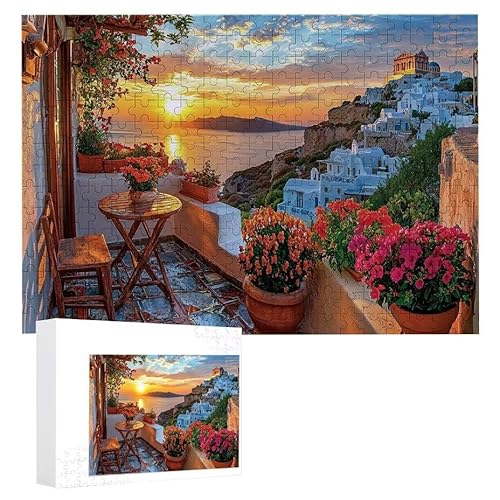 Blick auf den Balkon - Puzzles für Erwachsene, Puzzle Erwachsene 1000 Teile, Banksy Little Girl Street Artwork Puzzle 75 x 50 cm, DIY-Puzzles für Heimdekoration, Familienpuzzle Geschenkideen D-738 von WEISHIWE