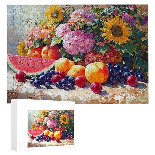 Blumen und Früchte - Puzzles für Erwachsene, Puzzle Erwachsene 300 Teile, Banksy Little Girl Street Artwork Puzzle 40 x 28 cm, Bunte DIY-Puzzles für Heimdekoration, Familienpuzzle Geschenkideen D-334 Blumen und Früchte - Puzzles für Erwachsene, Puzzle Erwachsene 300 Teile, Banksy Little Girl Street Artwork Puzzle 40 x 28 cm, Bunte DIY-Puzzles für Heimdekoration, Familienpuzzle Geschenkideen D-334 von WEISHIWE