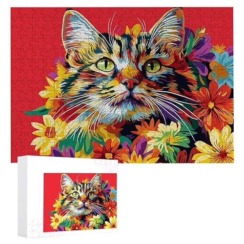 Blumenkatze - Puzzles für Erwachsene, Puzzle Erwachsene 2000 Teile, Banksy Little Girl Street Artwork Puzzle 100 x 70 cm, Bunte DIY-Puzzles für Heimdekoration, Familienpuzzle Geschenkideen D-341 Blumenkatze - Puzzles für Erwachsene, Puzzle Erwachsene 2000 Teile, Banksy Little Girl Street Artwork Puzzle 100 x 70 cm, Bunte DIY-Puzzles für Heimdekoration, Familienpuzzle Geschenkideen D-341 von WEISHIWE