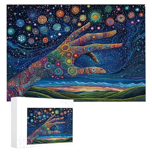 Die Hand Gottes - Puzzles für Erwachsene, Puzzle Erwachsene 2000 Teile, Banksy Little Girl Street Artwork Puzzle 100 x 70 cm, Bunte DIY-Puzzles für Heimdekoration, Familienpuzzle Geschenkideen D-591 von WEISHIWE
