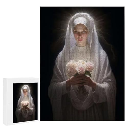 Die Jungfrau Frau - Puzzles für Erwachsene, Puzzle Erwachsene 1500 Teile, Banksy Little Girl Street Artwork Puzzle 87 x 57 cm, Bunte DIY-Puzzles für Heimdekoration, Familienpuzzle Geschenkideen D-628 von WEISHIWE
