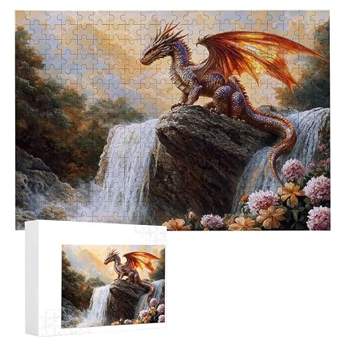 Drache - Puzzles für Erwachsene, Puzzle Erwachsene 1500 Teile, Banksy Little Girl Street Artwork Puzzle 87 x 57 cm, Bunte DIY-Puzzles für Heimdekoration, Familienpuzzle Geschenkideen D-456 von WEISHIWE