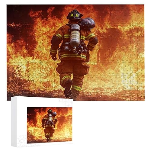 Feuerwehrmann - Puzzles für Erwachsene, Puzzle Erwachsene 2000 Teile, Banksy Little Girl Street Artwork Puzzle 100 x 70 cm, Bunte DIY-Puzzles für Heimdekoration, Familienpuzzle Geschenkideen D-691 von WEISHIWE