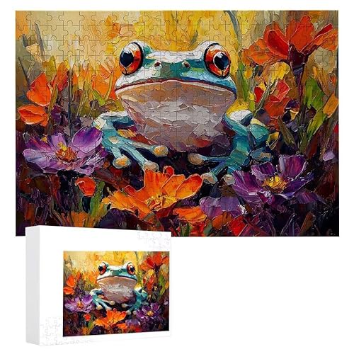 Frosch - Puzzles für Erwachsene, Puzzle Erwachsene 1200 Teile, Banksy Little Girl Street Artwork Puzzle 75 x 50 cm, Bunte DIY-Puzzles für Heimdekoration, Familienpuzzle Geschenkideen D-551 von WEISHIWE