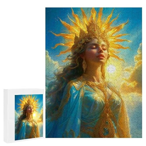 Göttin der Sonne - Puzzles für Erwachsene, Puzzle Erwachsene 2000 Teile, Banksy Little Girl Street Artwork Puzzle 100 x 70 cm, Bunte DIY-Puzzles für Heimdekoration, Familienpuzzle Geschenkideen D-653 von WEISHIWE
