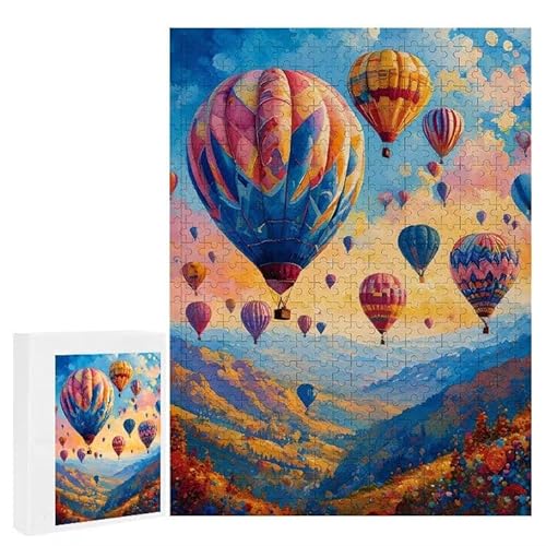 Heißluftballon - Puzzles für Erwachsene, Puzzle Erwachsene 1000 Teile, Banksy Little Girl Street Artwork Puzzle 75 x 50 cm, Bunte DIY-Puzzles für Heimdekoration, Familienpuzzle Geschenkideen D-558 von WEISHIWE