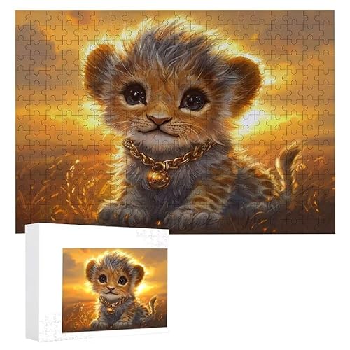 Kleiner Löwe - Puzzles für Erwachsene, Puzzle Erwachsene 2000 Teile, Banksy Little Girl Street Artwork Puzzle 100 x 70 cm, Bunte DIY-Puzzles für Heimdekoration, Familienpuzzle Geschenkideen D-693 von WEISHIWE