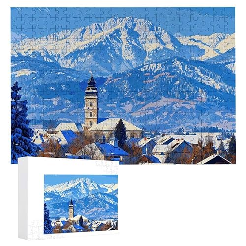 Kleinstadtlandschaft - Puzzles für Erwachsene, Puzzle Erwachsene 2000 Teile, Banksy Little Girl Street Artwork Puzzle 100 x 70 cm, DIY-Puzzles für Heimdekoration, Familienpuzzle Geschenkideen D-701 von WEISHIWE