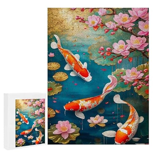 Koi Fische - Puzzles für Erwachsene, Puzzle Erwachsene 300 Teile, Banksy Little Girl Street Artwork Puzzle 40 x 28 cm, Bunte DIY-Puzzles für Heimdekoration, Familienpuzzle Geschenkideen D-368 Koi Fische - Puzzles für Erwachsene, Puzzle Erwachsene 300 Teile, Banksy Little Girl Street Artwork Puzzle 40 x 28 cm, Bunte DIY-Puzzles für Heimdekoration, Familienpuzzle Geschenkideen D-368 von WEISHIWE