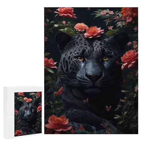 Leopardenblume - Puzzles für Erwachsene, Puzzle Erwachsene 1000 Teile, Banksy Little Girl Street Artwork Puzzle 75 x 50 cm, Bunte DIY-Puzzles für Heimdekoration, Familienpuzzle Geschenkideen D-22 Leopardenblume - Puzzles für Erwachsene, Puzzle Erwachsene 1000 Teile, Banksy Little Girl Street Artwork Puzzle 75 x 50 cm, Bunte DIY-Puzzles für Heimdekoration, Familienpuzzle Geschenkideen D-22 von WEISHIWE