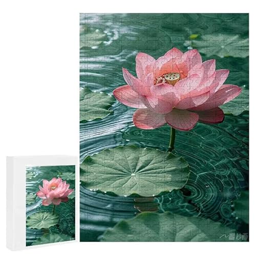Lotus Teich - Puzzles für Erwachsene, Puzzle Erwachsene 1500 Teile, Banksy Little Girl Street Artwork Puzzle 87 x 57 cm, Bunte DIY-Puzzles für Heimdekoration, Familienpuzzle Geschenkideen D-252 von WEISHIWE