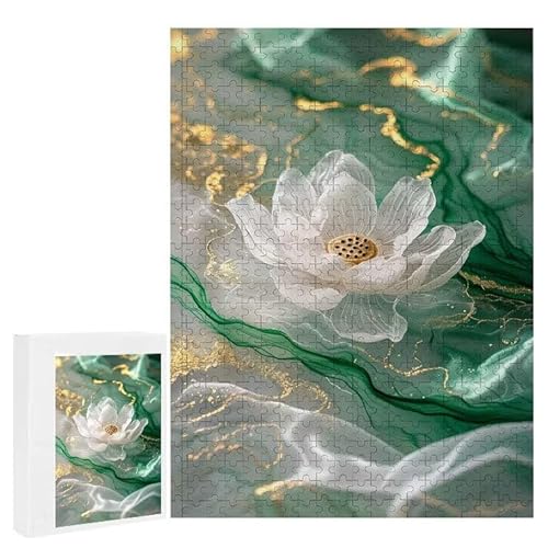 Lotusblume - Puzzles für Erwachsene, Puzzle Erwachsene 1000 Teile, Banksy Little Girl Street Artwork Puzzle 75 x 50 cm, Bunte DIY-Puzzles für Heimdekoration, Familienpuzzle Geschenkideen D-448 von WEISHIWE