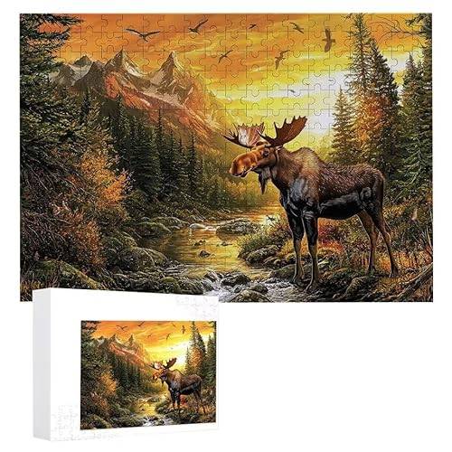 Malerische Antilope - Puzzles für Erwachsene, Puzzle Erwachsene 1200 Teile, Banksy Little Girl Street Artwork Puzzle 75 x 50 cm, Bunte DIY-Puzzles für Heimdekoration, Familienpuzzle Geschenkideen D191 von WEISHIWE