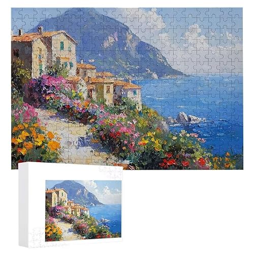 Malerische Küste - Puzzles für Erwachsene, Puzzle Erwachsene 500 Teile, Banksy Little Girl Street Artwork Puzzle 52 x 38 cm, Bunte DIY-Puzzles für Heimdekoration, Familienpuzzle Geschenkideen D-189 Malerische Küste - Puzzles für Erwachsene, Puzzle Erwachsene 500 Teile, Banksy Little Girl Street Artwork Puzzle 52 x 38 cm, Bunte DIY-Puzzles für Heimdekoration, Familienpuzzle Geschenkideen D-189 von WEISHIWE