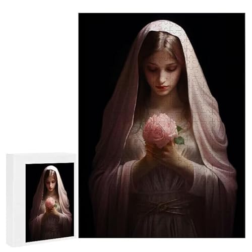 Maria vom Rosenkranz - Puzzles für Erwachsene, Puzzle Erwachsene 1200 Teile, Banksy Little Girl Street Artwork Puzzle 75 x 50 cm, DIY-Puzzles für Heimdekoration, Familienpuzzle Geschenkideen D-473 von WEISHIWE