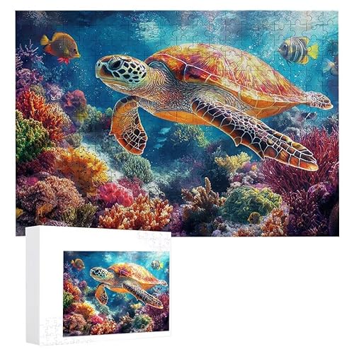 Meeresschildkröten - Puzzles für Erwachsene, Puzzle Erwachsene 2000 Teile, Banksy Little Girl Street Artwork Puzzle 100 x 70 cm, Bunte DIY-Puzzles für Heimdekoration, Familienpuzzle Geschenkideen D245 von WEISHIWE
