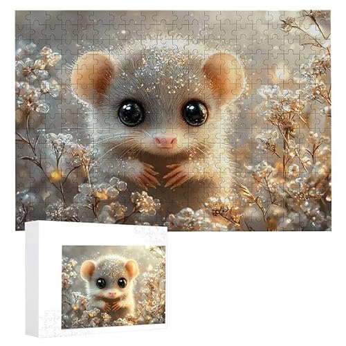 Nette Maus - Puzzles für Erwachsene, Puzzle Erwachsene 2000 Teile, Banksy Little Girl Street Artwork Puzzle 100 x 70 cm, Bunte DIY-Puzzles für Heimdekoration, Familienpuzzle Geschenkideen D-401 von WEISHIWE