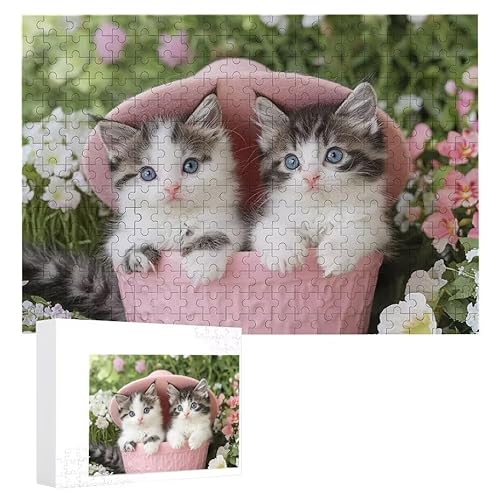 Niedliche Katze - Puzzles für Erwachsene, Puzzle Erwachsene 2000 Teile, Banksy Little Girl Street Artwork Puzzle 100 x 70 cm, Bunte DIY-Puzzles für Heimdekoration, Familienpuzzle Geschenkideen D-399 von WEISHIWE
