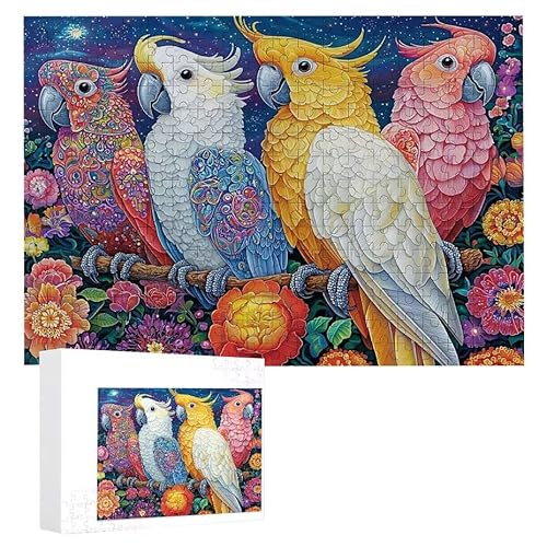 Papagei - Puzzles für Erwachsene, Puzzle Erwachsene 2000 Teile, Banksy Little Girl Street Artwork Puzzle 100 x 70 cm, Bunte DIY-Puzzles für Heimdekoration, Familienpuzzle Geschenkideen D-755 von WEISHIWE