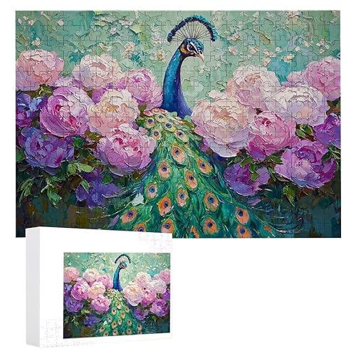 Pfingstrose Blume Pfau - Puzzles für Erwachsene, Puzzle Erwachsene 1000 Teile, Banksy Little Girl Street Artwork Puzzle 75 x 50 cm, DIY-Puzzles für Heimdekoration, Familienpuzzle Geschenkideen D-508 Pfingstrose Blume Pfau - Puzzles für Erwachsene, Puzzle Erwachsene 1000 Teile, Banksy Little Girl Street Artwork Puzzle 75 x 50 cm, DIY-Puzzles für Heimdekoration, Familienpuzzle Geschenkideen D-508 von WEISHIWE