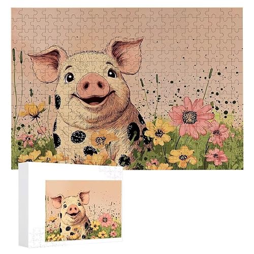 Puzzle 1200 Teile Erwachsene Astronotus ocellatus 75 x 50 cm, 3D Visuelle Wooden Puzzle, DIY Craft Bastelpuzzles für Heimdekoration, Geschenkbox, Familie herausforderndes Puzzles F-350 von WEISHIWE