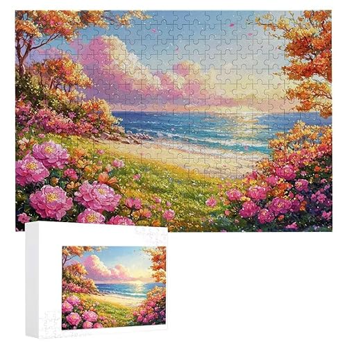Puzzle 1200 Teile Erwachsene Blumen mit Meerblick 75 x 50 cm, 3D Visuelle Wooden Puzzle, DIY Craft Bastelpuzzles für Heimdekoration, Geschenkbox, Familie herausforderndes Puzzles F-230 Puzzle 1200 Teile Erwachsene Blumen mit Meerblick 75 x 50 cm, 3D Visuelle Wooden Puzzle, DIY Craft Bastelpuzzles für Heimdekoration, Geschenkbox, Familie herausforderndes Puzzles F-230 von WEISHIWE