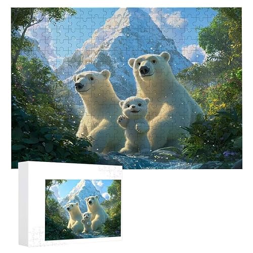 Puzzle 1200 Teile Erwachsene Eisbär 75 x 50 cm, 3D Visuelle Wooden Puzzle, DIY Craft Bastelpuzzles für Heimdekoration, Geschenkbox, Familie herausforderndes Puzzles F-24 Puzzle 1200 Teile Erwachsene Eisbär 75 x 50 cm, 3D Visuelle Wooden Puzzle, DIY Craft Bastelpuzzles für Heimdekoration, Geschenkbox, Familie herausforderndes Puzzles F-24 von WEISHIWE