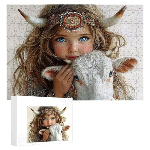 Puzzle 1200 Teile Erwachsene Kuhmädchen 75 x 50 cm, 3D Visuelle Wooden Puzzle, DIY Craft Bastelpuzzles für Heimdekoration, Geschenkbox, Familie herausforderndes Puzzles F-518 Puzzle 1200 Teile Erwachsene Kuhmädchen 75 x 50 cm, 3D Visuelle Wooden Puzzle, DIY Craft Bastelpuzzles für Heimdekoration, Geschenkbox, Familie herausforderndes Puzzles F-518 von WEISHIWE