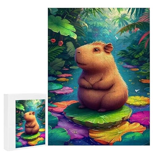 Puzzle 1200 Teile Erwachsene Meerschweinchen 75 x 50 cm, 3D Visuelle Wooden Puzzle, DIY Craft Bastelpuzzles für Heimdekoration, Geschenkbox, Familie herausforderndes Puzzles F-664 von WEISHIWE