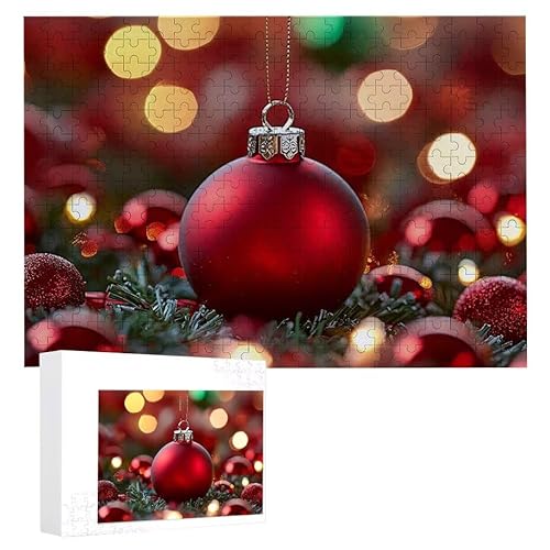 Puzzle 1200 Teile Erwachsene Weihnachten 75 x 50 cm, 3D Visuelle Wooden Puzzle, DIY Craft Bastelpuzzles für Heimdekoration, Geschenkbox, Familie herausforderndes Puzzles F-602 von WEISHIWE