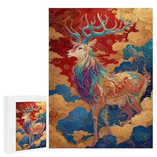 Puzzle 1500 Teile Erwachsene Hirschgott 87 x 57 cm, 3D Visuelle Wooden Puzzle, DIY Craft Bastelpuzzles für Heimdekoration, Geschenkbox, Familie herausforderndes Puzzles F-593 Puzzle 1500 Teile Erwachsene Hirschgott 87 x 57 cm, 3D Visuelle Wooden Puzzle, DIY Craft Bastelpuzzles für Heimdekoration, Geschenkbox, Familie herausforderndes Puzzles F-593 von WEISHIWE