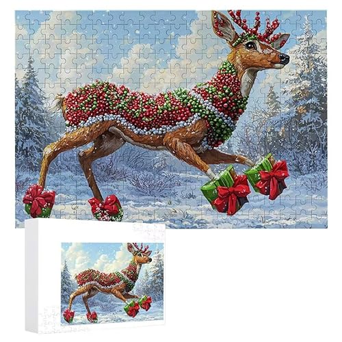Puzzle 1500 Teile Erwachsene Weihnachtshirsch 87 x 57 cm, 3D Visuelle Wooden Puzzle, DIY Craft Bastelpuzzles für Heimdekoration, Geschenkbox, Familie herausforderndes Puzzles F-613 Puzzle 1500 Teile Erwachsene Weihnachtshirsch 87 x 57 cm, 3D Visuelle Wooden Puzzle, DIY Craft Bastelpuzzles für Heimdekoration, Geschenkbox, Familie herausforderndes Puzzles F-613 von WEISHIWE