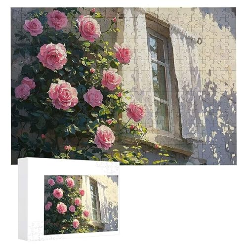 Puzzle 1500 Teile Erwachsene tracery Wall 87 x 57 cm, 3D Visuelle Wooden Puzzle, DIY Craft Bastelpuzzles für Heimdekoration, Geschenkbox, Familie herausforderndes Puzzles F-345 von WEISHIWE