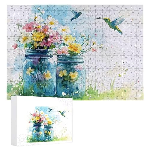 Puzzle 200 Teile Erwachsene Vase Bird 35 x 25 cm, 3D Visuelle Wooden Puzzle, DIY Craft Bastelpuzzles für Heimdekoration, Geschenkbox, Familie herausforderndes Puzzles F-344 Puzzle 200 Teile Erwachsene Vase Bird 35 x 25 cm, 3D Visuelle Wooden Puzzle, DIY Craft Bastelpuzzles für Heimdekoration, Geschenkbox, Familie herausforderndes Puzzles F-344 von WEISHIWE
