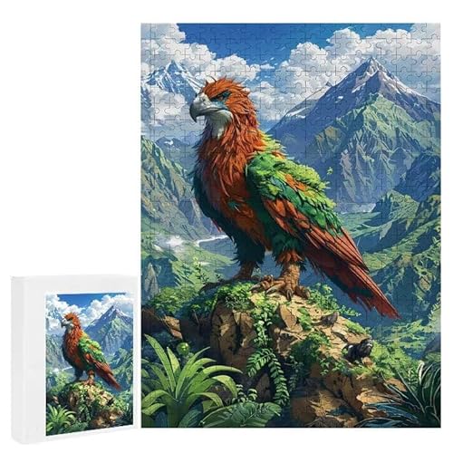 Puzzle 2000 Teile Erwachsene Adler 100 x 70 cm, 3D Visuelle Wooden Puzzle, DIY Craft Bastelpuzzles für Heimdekoration, Geschenkbox, Familie herausforderndes Puzzles F-444 von WEISHIWE