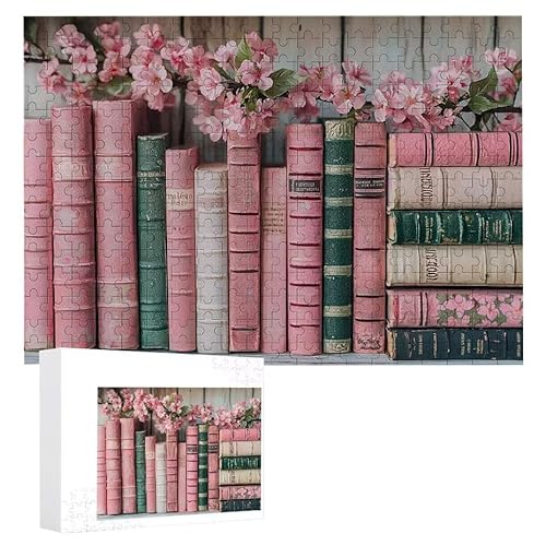 Puzzle 2000 Teile Erwachsene Buch 100 x 70 cm, 3D Visuelle Wooden Puzzle, DIY Craft Bastelpuzzles für Heimdekoration, Geschenkbox, Familie herausforderndes Puzzles F-634 von WEISHIWE