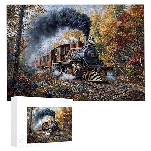 Puzzle 2000 Teile Erwachsene Dampfzug 100 x 70 cm, 3D Visuelle Wooden Puzzle, DIY Craft Bastelpuzzles für Heimdekoration, Geschenkbox, Familie herausforderndes Puzzles F-782 Puzzle 2000 Teile Erwachsene Dampfzug 100 x 70 cm, 3D Visuelle Wooden Puzzle, DIY Craft Bastelpuzzles für Heimdekoration, Geschenkbox, Familie herausforderndes Puzzles F-782 von WEISHIWE
