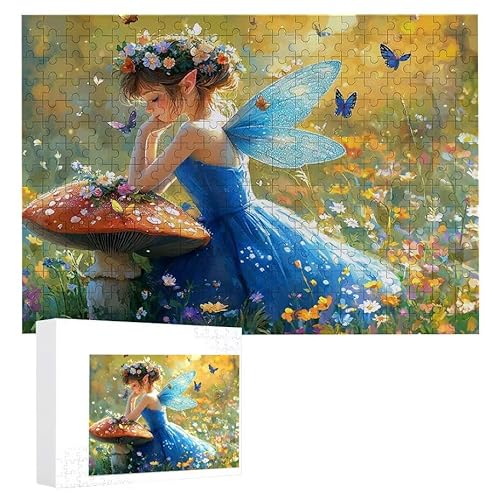 Puzzle 2000 Teile Erwachsene Elfen 100 x 70 cm, 3D Visuelle Wooden Puzzle, DIY Craft Bastelpuzzles für Heimdekoration, Geschenkbox, Familie herausforderndes Puzzles F-374 von WEISHIWE