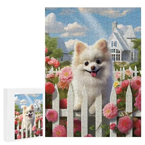 Puzzle 2000 Teile Erwachsene Hundeblumen 100 x 70 cm, 3D Visuelle Wooden Puzzle, DIY Craft Bastelpuzzles für Heimdekoration, Geschenkbox, Familie herausforderndes Puzzles F-210 von WEISHIWE