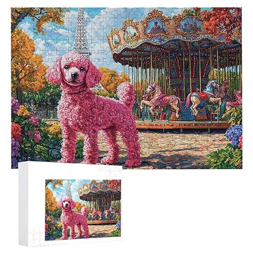 Puzzle 2000 Teile Erwachsene Karussell 100 x 70 cm, 3D Visuelle Wooden Puzzle, DIY Craft Bastelpuzzles für Heimdekoration, Geschenkbox, Familie herausforderndes Puzzles F-724 von WEISHIWE