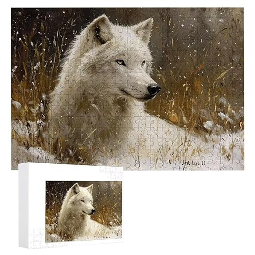 Puzzle 2000 Teile Erwachsene Schneewolf 100 x 70 cm, 3D Visuelle Wooden Puzzle, DIY Craft Bastelpuzzles für Heimdekoration, Geschenkbox, Familie herausforderndes Puzzles F-726 Puzzle 2000 Teile Erwachsene Schneewolf 100 x 70 cm, 3D Visuelle Wooden Puzzle, DIY Craft Bastelpuzzles für Heimdekoration, Geschenkbox, Familie herausforderndes Puzzles F-726 von WEISHIWE