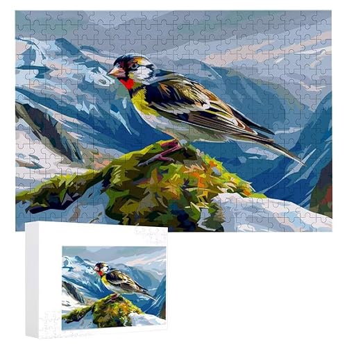 Puzzle 2000 Teile Erwachsene Vögel 100 x 70 cm, 3D Visuelle Wooden Puzzle, DIY Craft Bastelpuzzles für Heimdekoration, Geschenkbox, Familie herausforderndes Puzzles F-514 von WEISHIWE