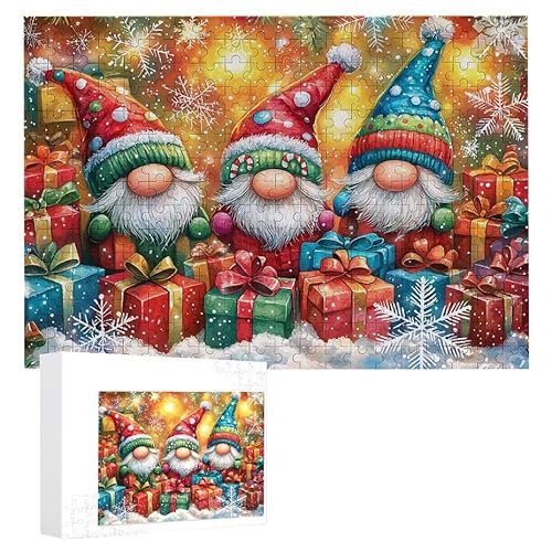 Puzzle 2000 Teile Erwachsene Zwerg 100 x 70 cm, 3D Visuelle Wooden Puzzle, DIY Craft Bastelpuzzles für Heimdekoration, Geschenkbox, Familie herausforderndes Puzzles F-786 von WEISHIWE