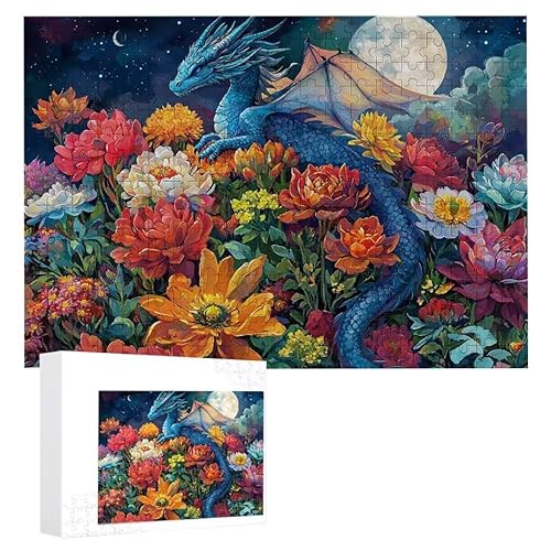 Puzzle 300 Teile Erwachsene Dinosaurier 40 x 28 cm, 3D Visuelle Wooden Puzzle, DIY Craft Bastelpuzzles für Heimdekoration, Geschenkbox, Familie herausforderndes Puzzles F-415 von WEISHIWE