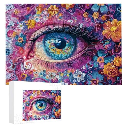 Puzzle 300 Teile Erwachsene Farbige Augen 40 x 28 cm, 3D Visuelle Wooden Puzzle, DIY Craft Bastelpuzzles für Heimdekoration, Geschenkbox, Familie herausforderndes Puzzles F-61 Puzzle 300 Teile Erwachsene Farbige Augen 40 x 28 cm, 3D Visuelle Wooden Puzzle, DIY Craft Bastelpuzzles für Heimdekoration, Geschenkbox, Familie herausforderndes Puzzles F-61 von WEISHIWE