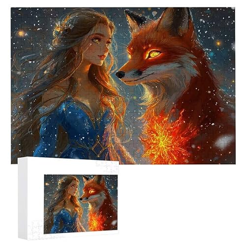 Puzzle 300 Teile Erwachsene Fuchsfrau 40 x 28 cm, 3D Visuelle Wooden Puzzle, DIY Craft Bastelpuzzles für Heimdekoration, Geschenkbox, Familie herausforderndes Puzzles F-537 Puzzle 300 Teile Erwachsene Fuchsfrau 40 x 28 cm, 3D Visuelle Wooden Puzzle, DIY Craft Bastelpuzzles für Heimdekoration, Geschenkbox, Familie herausforderndes Puzzles F-537 von WEISHIWE